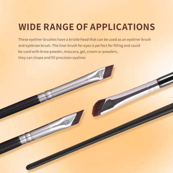 Angled Precision Eyeliner Brush Set - Image 6