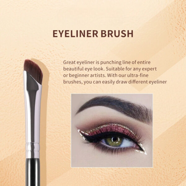 Angled Precision Eyeliner Brush Set - Image 2