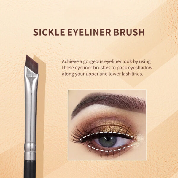 Angled Precision Eyeliner Brush Set - Image 4