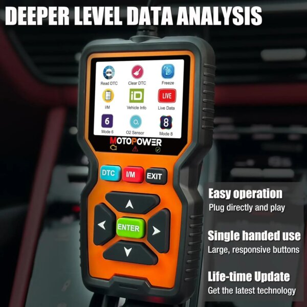 Advanced OBD2 Scanner Code Reader with Real-Time Data - Image 4